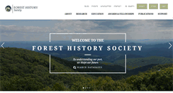 Desktop Screenshot of foresthistory.org